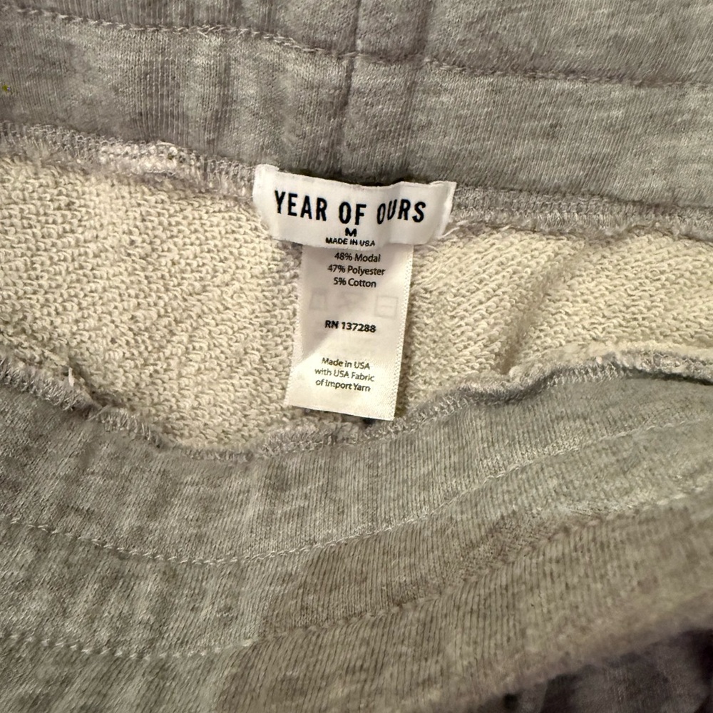 Year of Ours Gray Sweatshirt